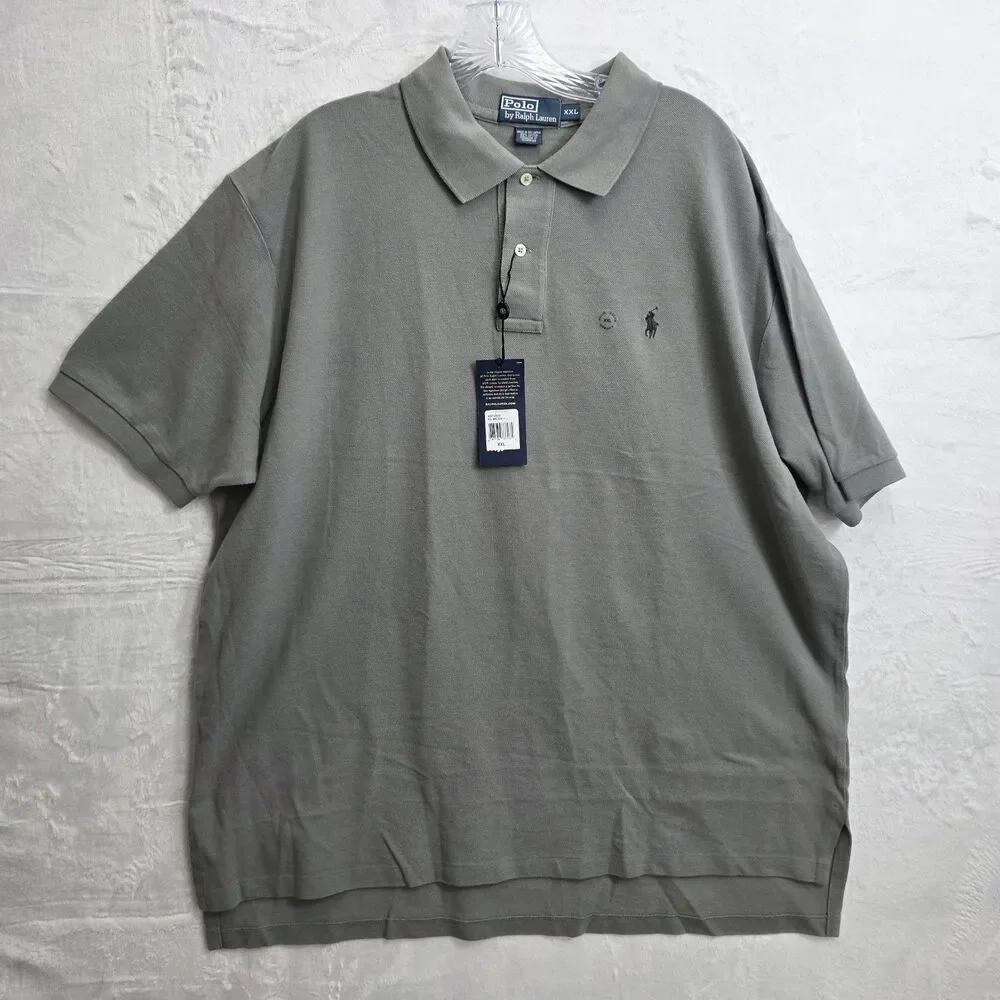 Polo Ralph Lauren Polo Mesh Shirt Gray Men’s Size XXL NWT